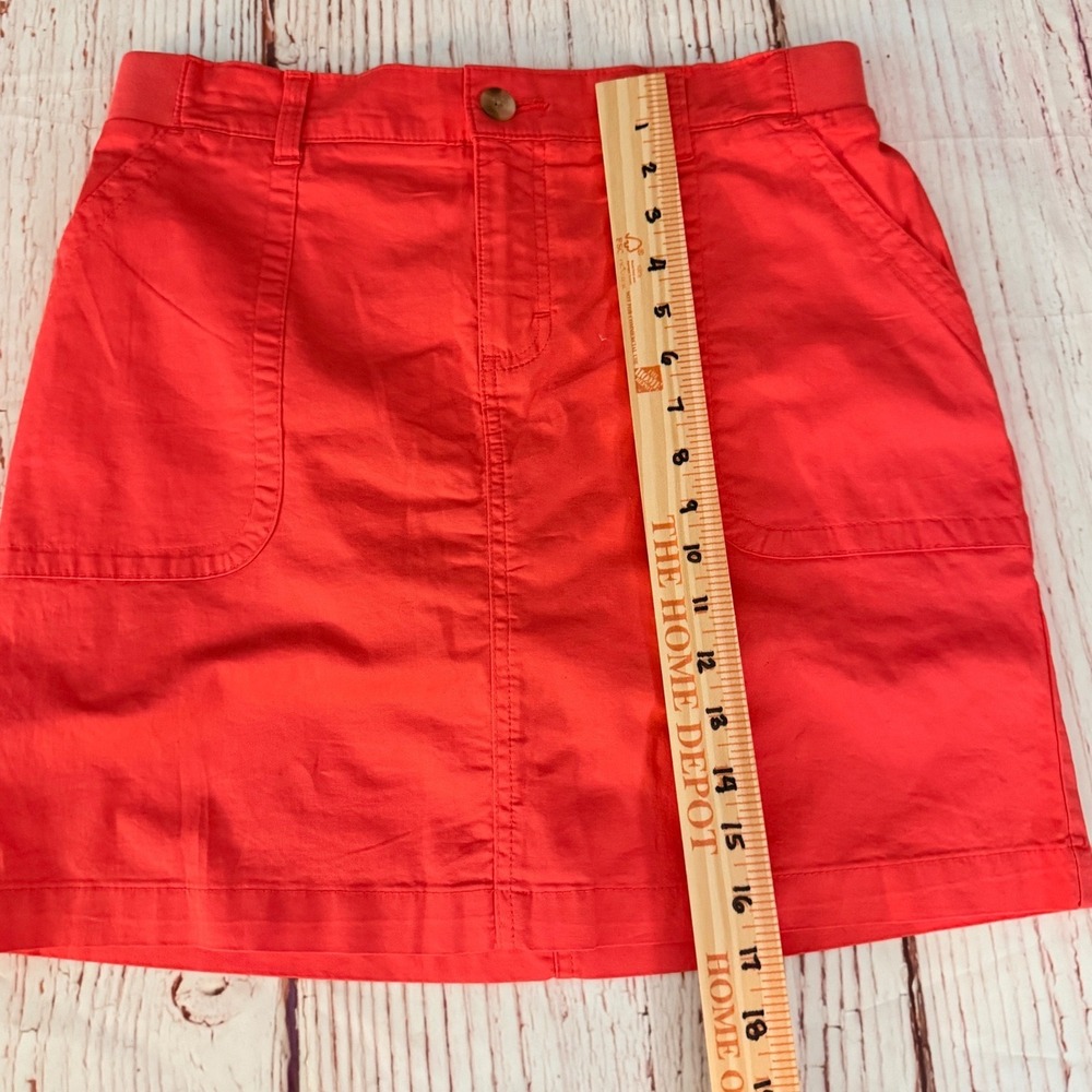 Lee Skort Women's 8 Coral Regular Fit Mid Rise Mini Stretch Gorpcore Activewear - Picture 6 of 9